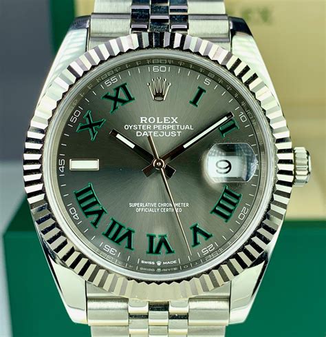 rolex wimbledon 126334|rolex datejust 41 mm.